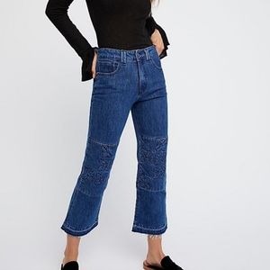 Alyssa Less x Free People McVie Flare Jeans